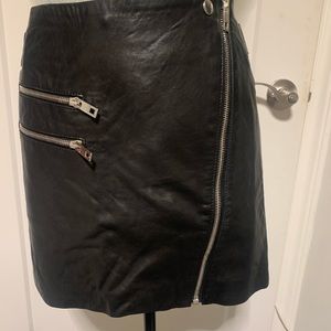 Rag&Bone genuine mini skirt.100% genuine leather